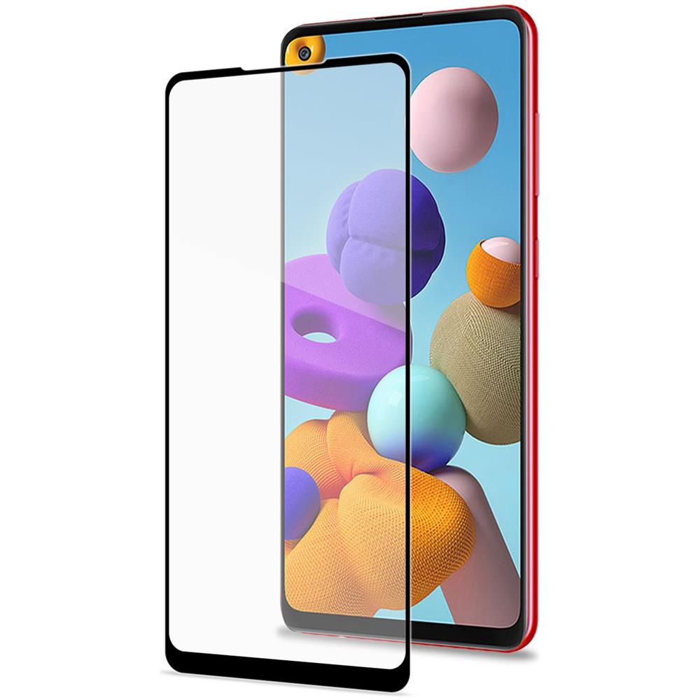 FULL GLASS GALAXY A21S BLACK - Foto 1