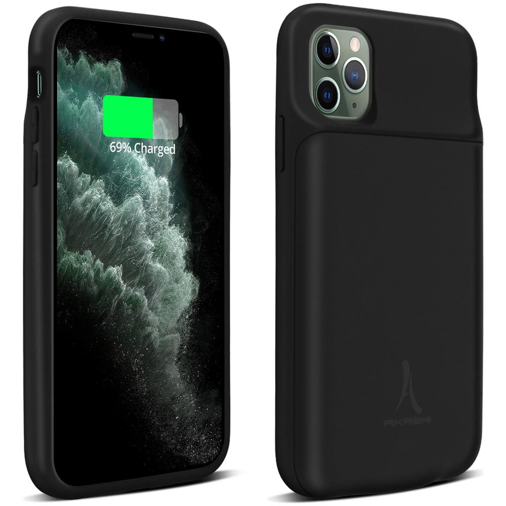 Cover Iphone 11 Pro Protezione Rigida 2 In 1 Batteria 3500mah Nero - Foto 1