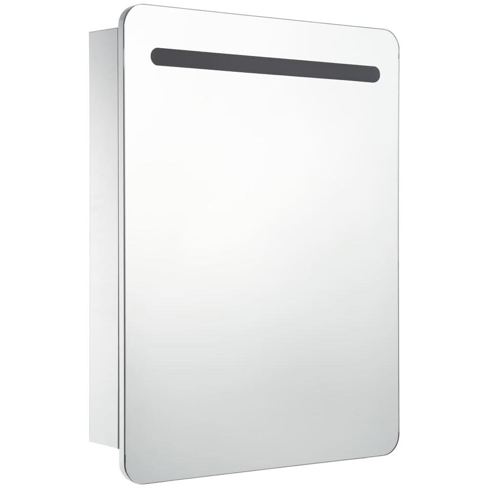 Armadietto Bagno con Specchio e LED 60x11x80 cm - Foto 2