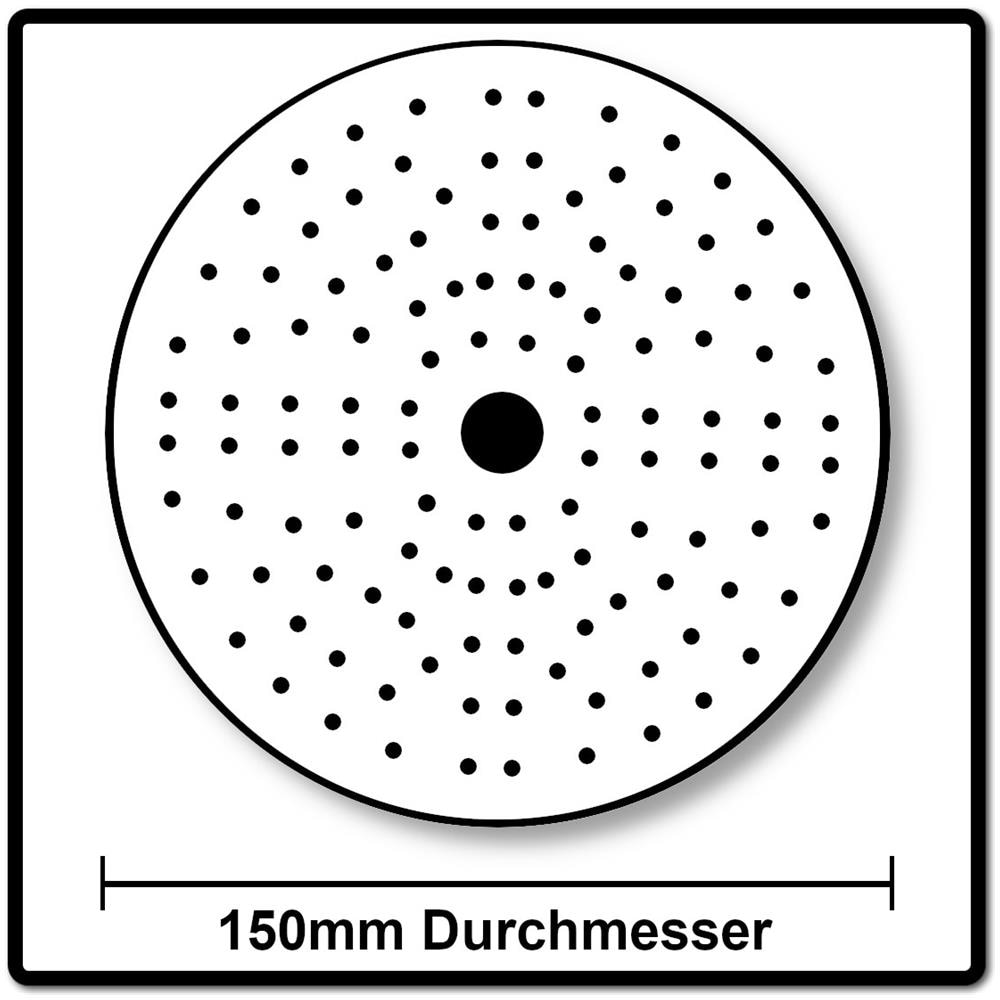 Iridium Dischi Abrasivi 150mm G150 - 100 Pz. (246ch09915)  - Foto 1