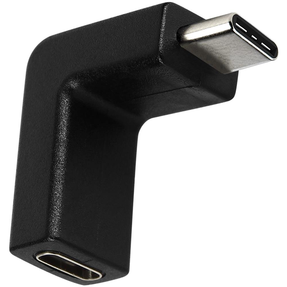 Adattatore 90° Da Usb-c Femmina A Usb-c A Gomito Maschio Ultra-compatto Nero - Foto 2