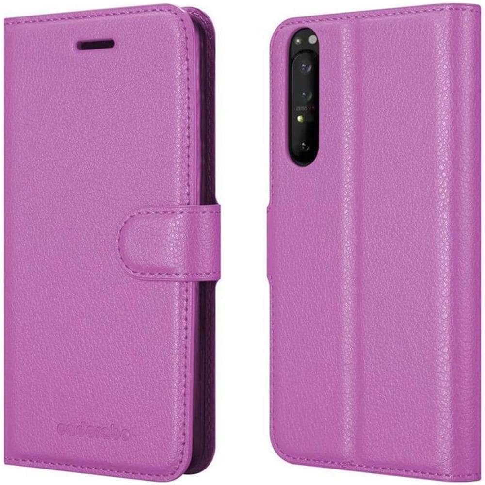 Custodia Compatibile Con Sony Xperia 1 Ii (2. Version) In Violetta Ametista - Coperchio Protettiva Con Chiusura Magnetica, Funzione Stand E Tasca Per Le Carte - Foto 8