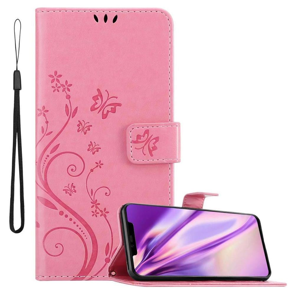 Custodia Compatibile Con Huawei Mate 20 Pro In Rosa Fiore - Coperchio Protettivo In Design Floreale Con Chiusura Magnetica, Funzione Stand E Slot Per Carte - Foto 1