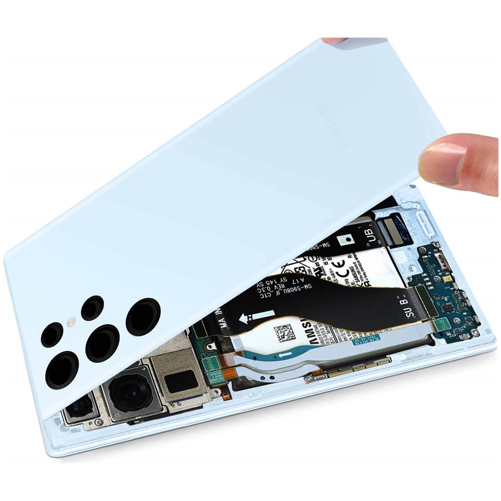 Copribatteria Galaxy S22 Ultra Originale Sky Blue - Foto 2