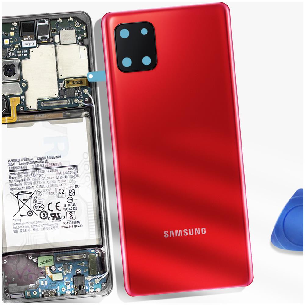 Copribatteria Galaxy Note 10 Lite, Rosso - Foto 2