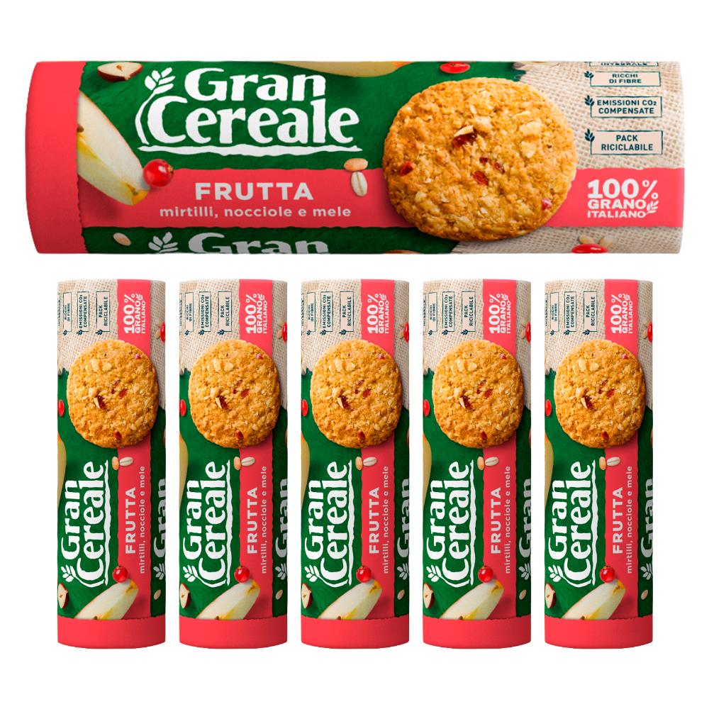 Gran Cereale Biscotto Croccante Alla Frutta 6 Confezioni Da 250 Grammi - Foto 1