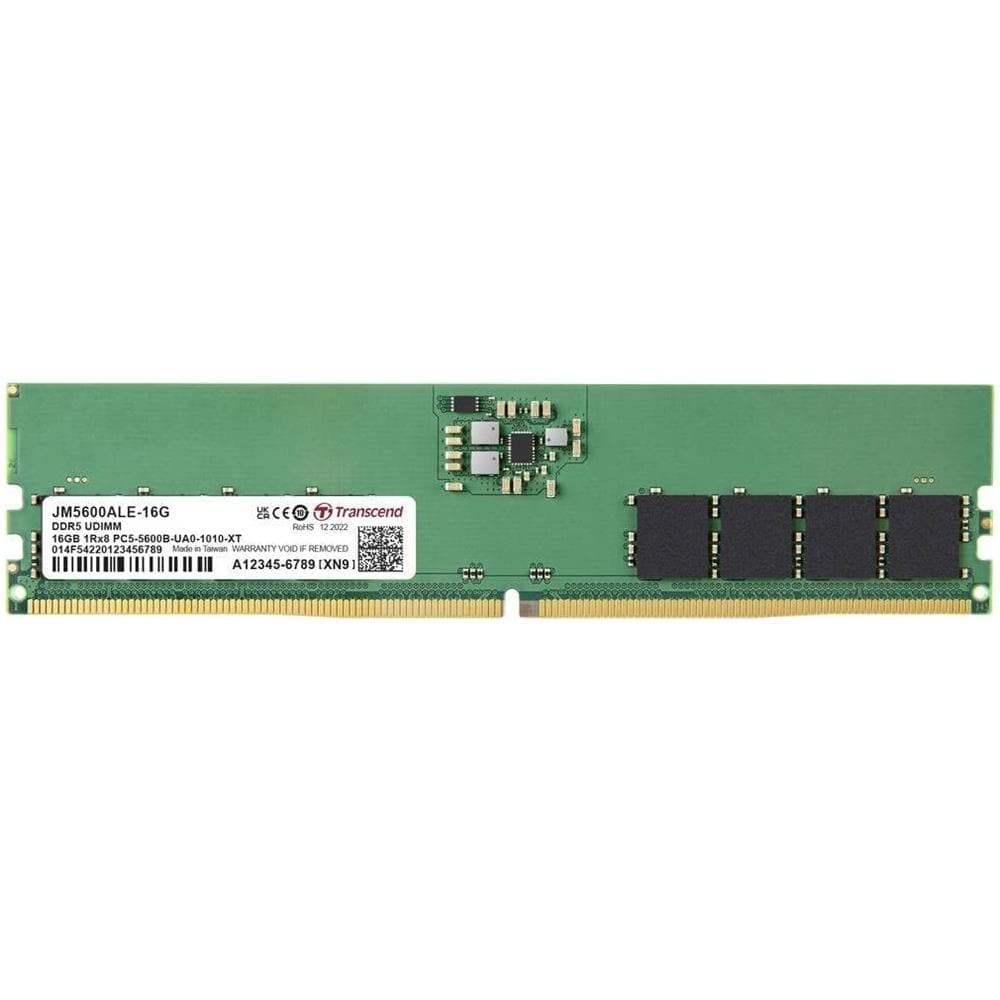 Memoria UDIMM JetRam JM5600ALE-16G 16 GB (1x16 GB) DDR5 5600 MHz Colore Verde - Foto 1