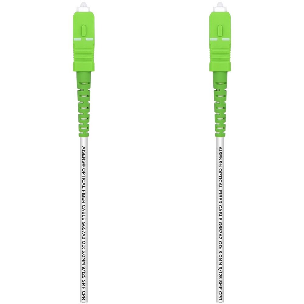 A152-0497 cavo a fibre ottiche 7 m SC G. 657.A2 Bianco - Foto 1