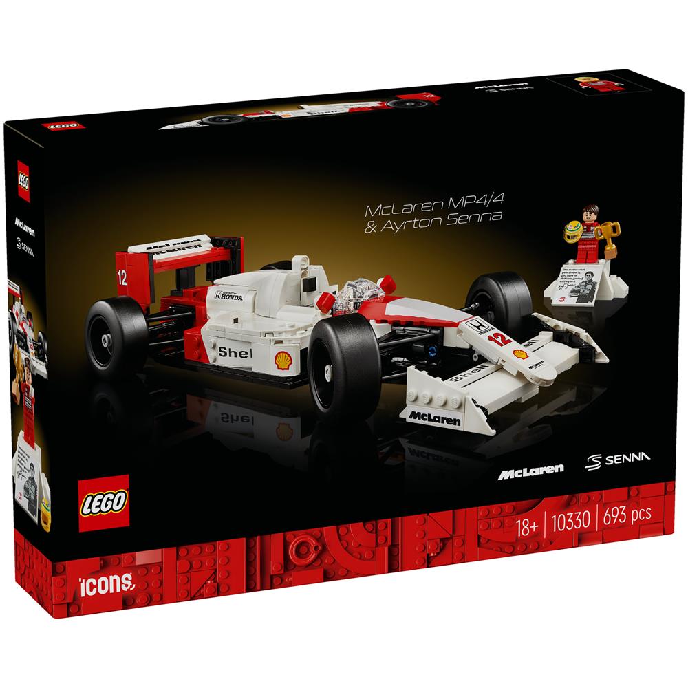 Set da Costruzione McLaren MP4/4 & Ayrton Senna Multicolore - Foto 8