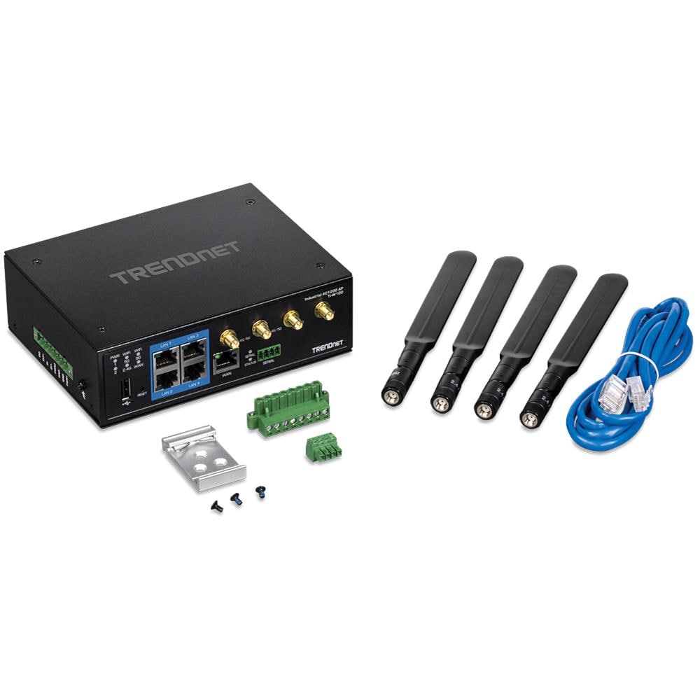 TI-W100 router wireless Gigabit Ethernet Dual-band (2.4 GHz / 5 GHz) Nero - Foto 8