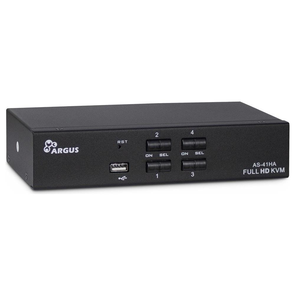 AS-41HA HDMI switch per keyboard-video-mouse (kvm) Nero - Foto 1