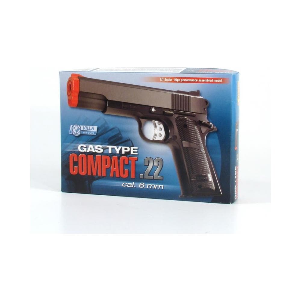 Pistola a Gas Compact 22 Black calibro 6 mm - Foto 3
