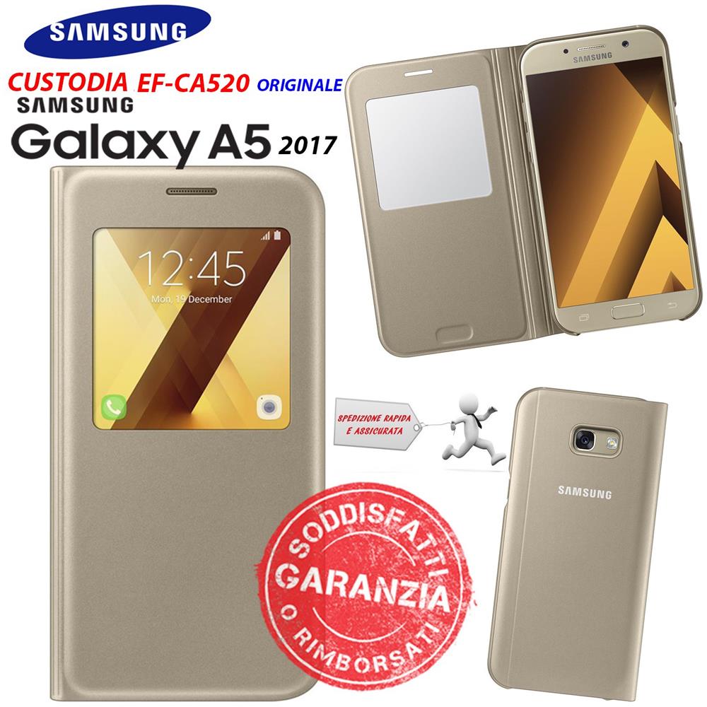 S View Standing Cover per Galaxy A5 2017 - Oro - Foto 13