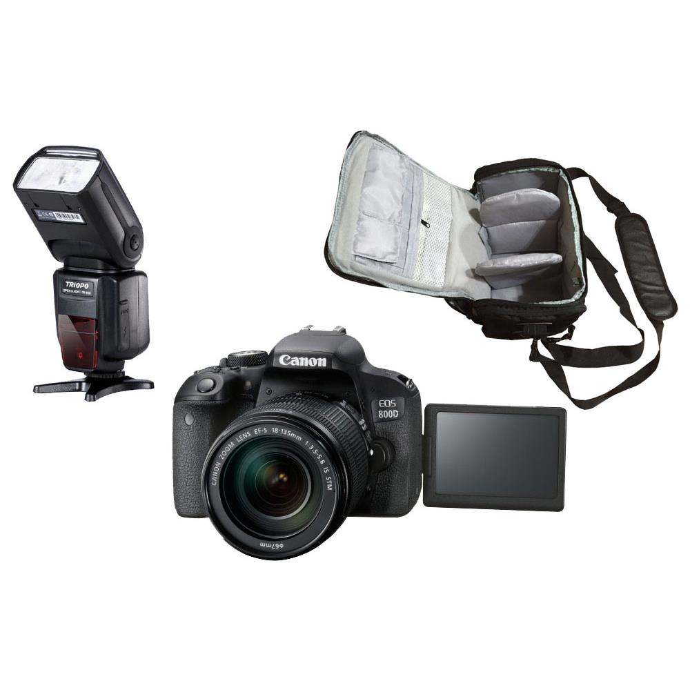 800d + Ef-s 18-135mm Is Stm + Borsa + Flash - Foto 1