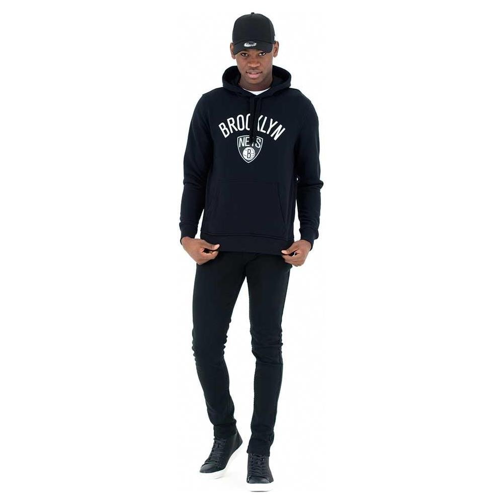 Felpe Team Logo Po Hoody Brooklyn Nets Abbigliamento Uomo M - Foto 3