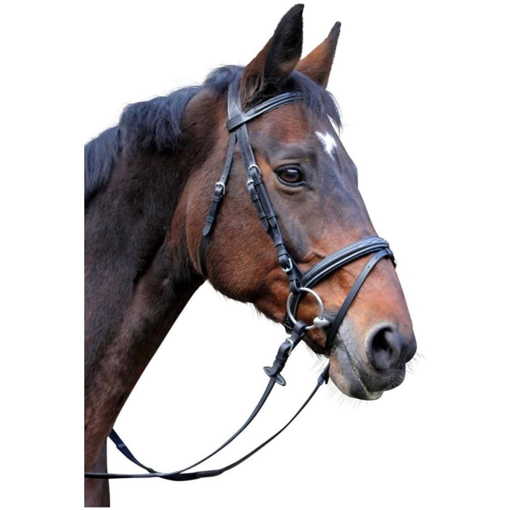 Briglie A Morso Classic In Pelle Nera Per Cob 326138 - Foto 1