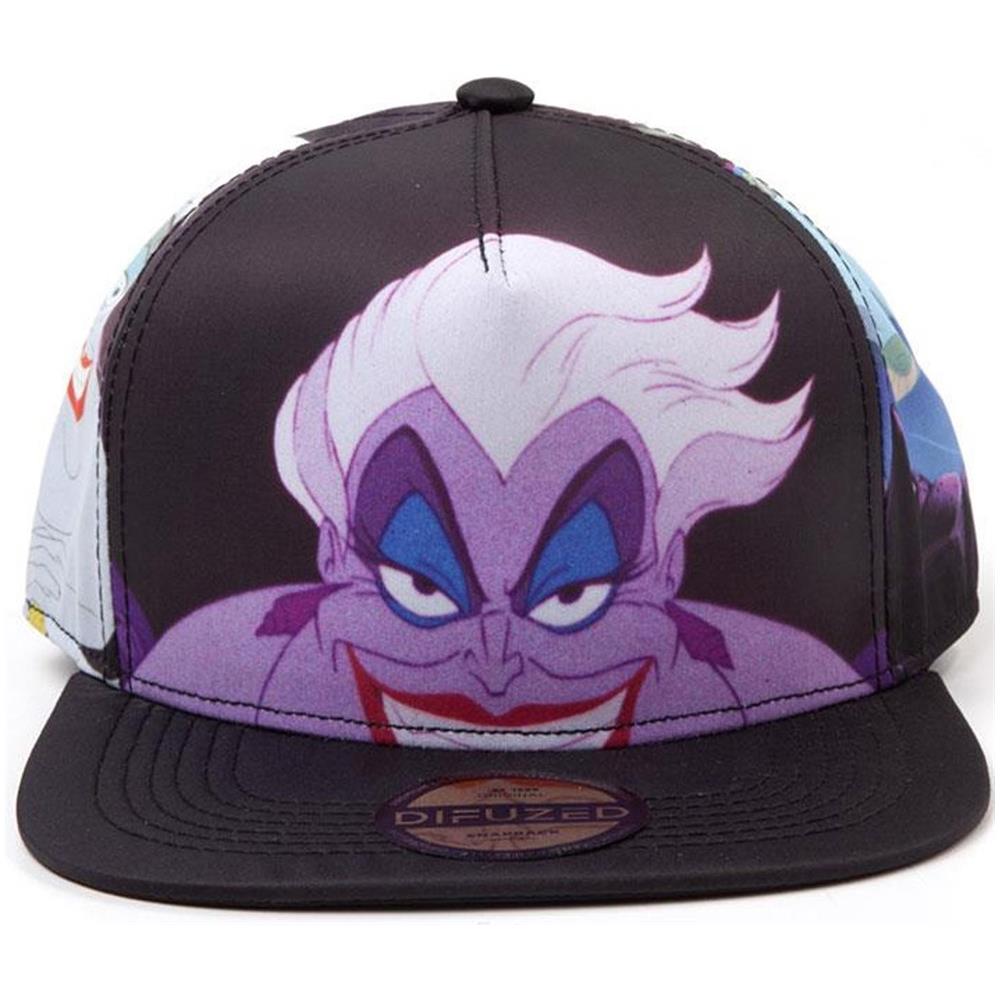 Cappellino Snapback Disney Little Mermaid Ursula Aop Nero (default, Nero)  - Foto 2