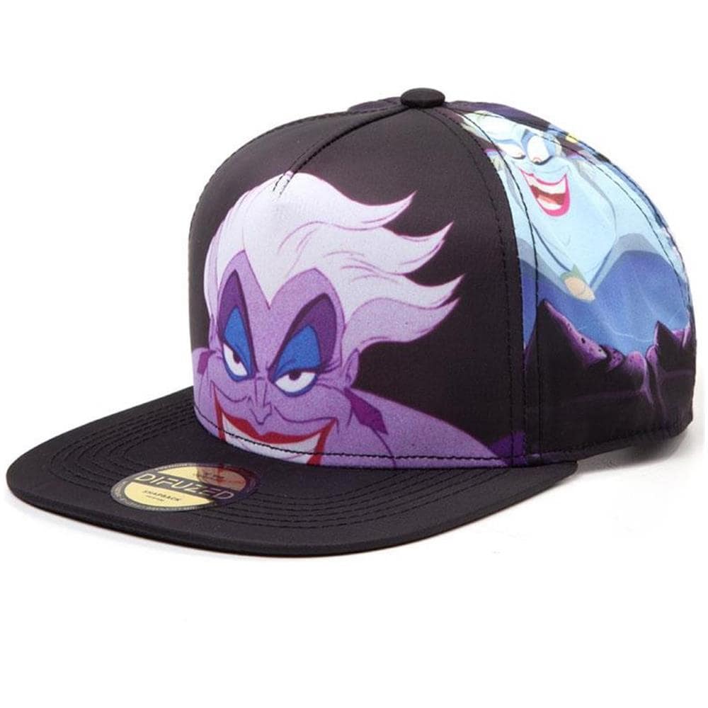 Cappellino Snapback Disney Little Mermaid Ursula Aop Nero (default, Nero)  - Foto 1