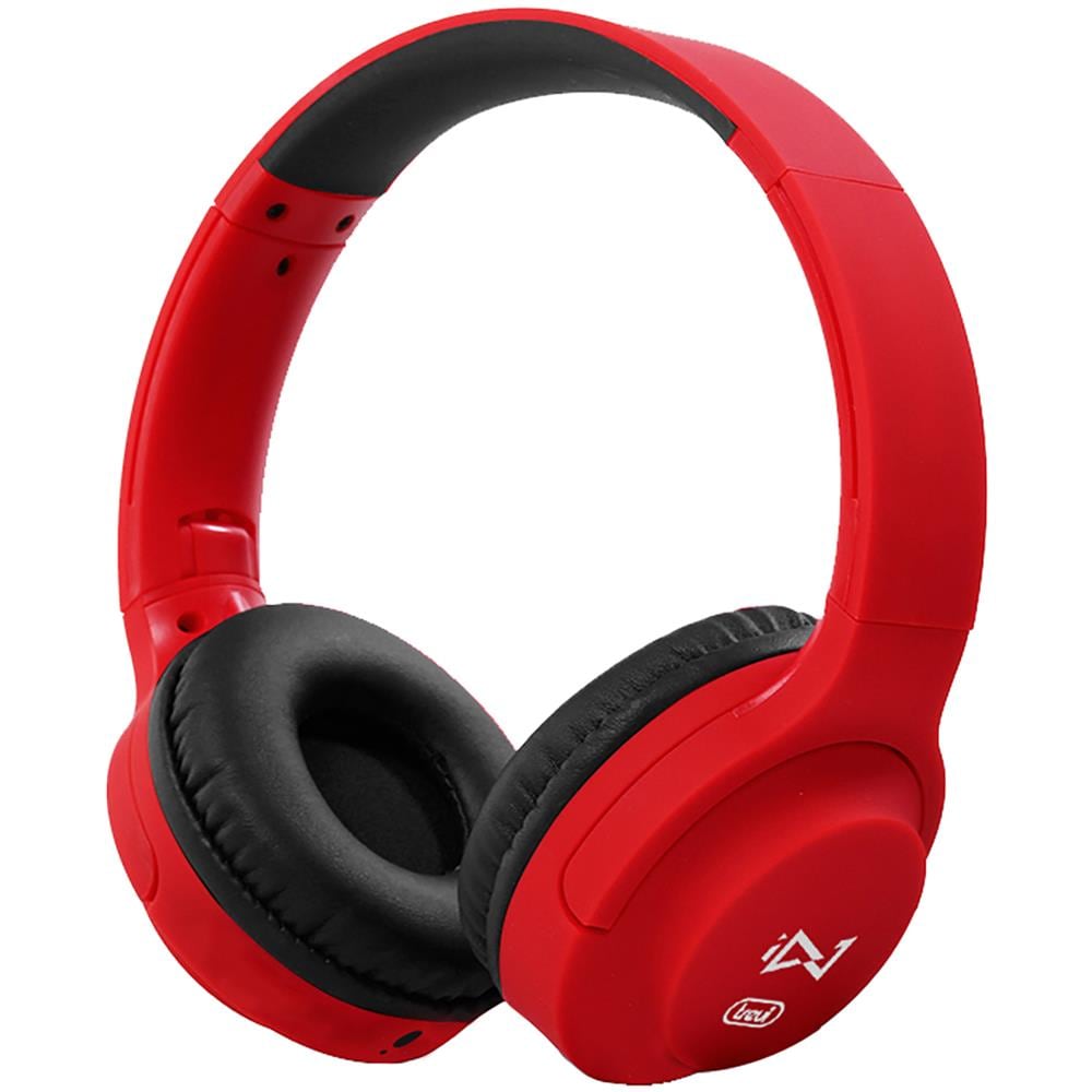 Cuffie Wireless DJ 601 M con Bluetooth e Microfono Integrato Colore Rosso - Foto 3