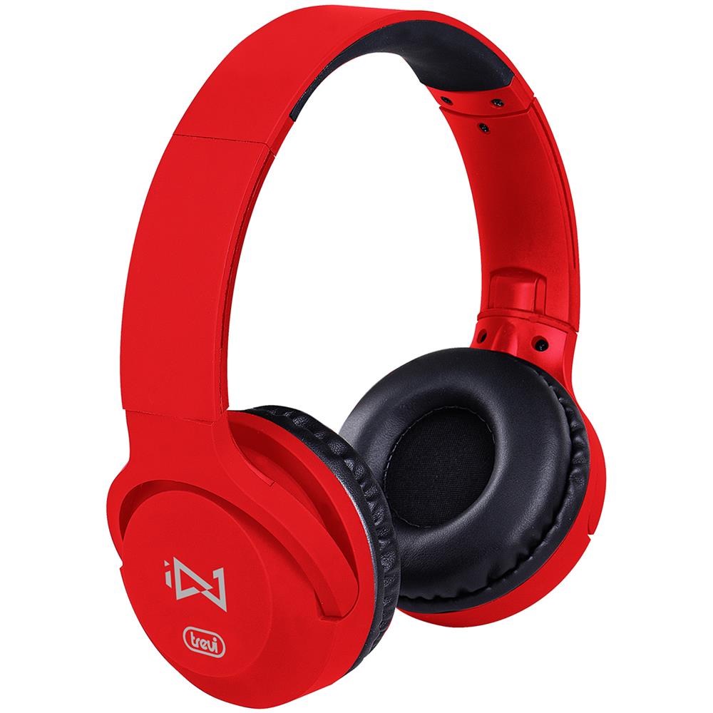 Cuffie Wireless DJ 601 M con Bluetooth e Microfono Integrato Colore Rosso - Foto 2