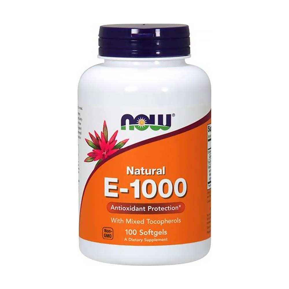 Vitamin E-1000 Iu Mixed Tocopherols - 100 Softgels - Antiossidante - Foto 1
