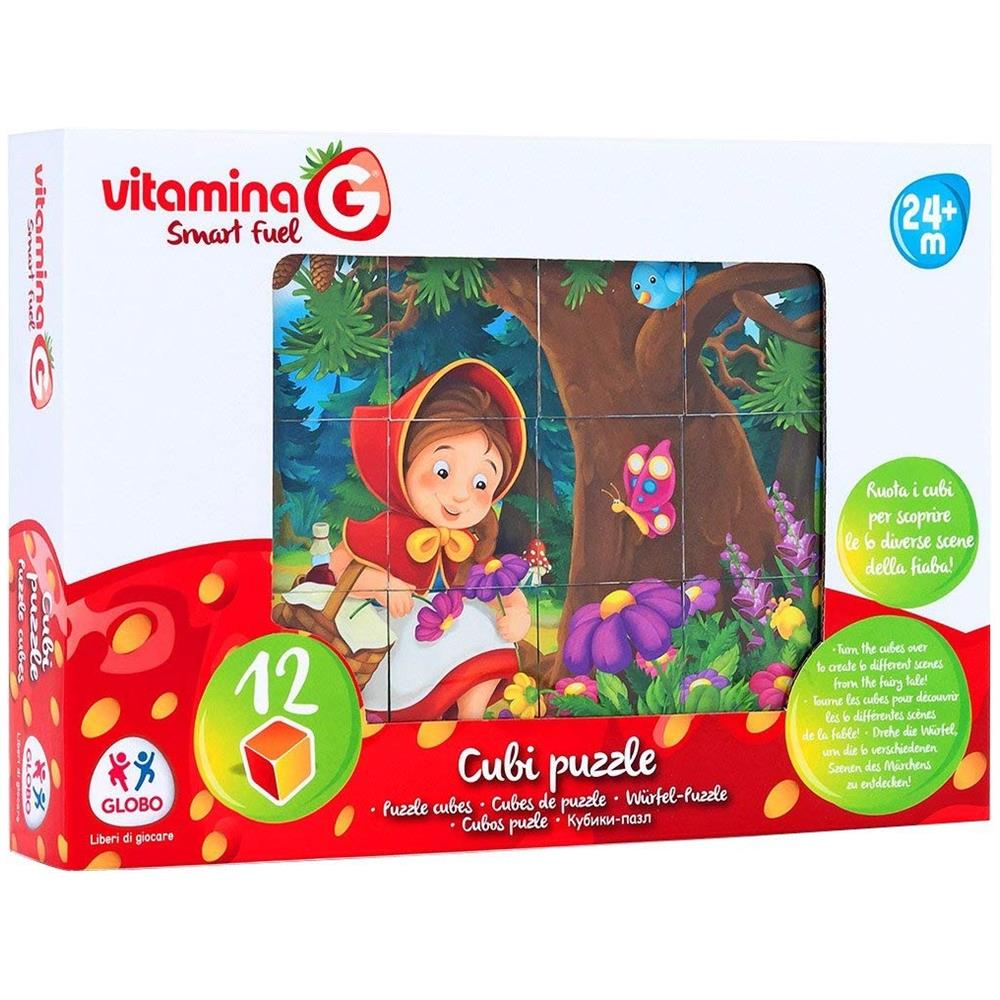 Puzzle In Cubi Di Legno Fiaba 6 Scene - Foto 1