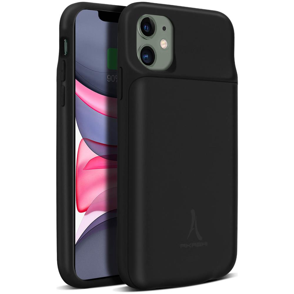 Cover Iphone 11 Protezione Rigida 2 In 1 Batteria 4500mah Nero - Foto 2