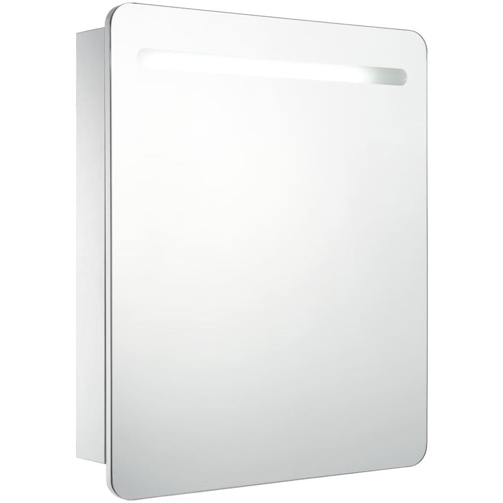 Armadietto Bagno con Specchio e LED 68x9x80 cm - Foto 1