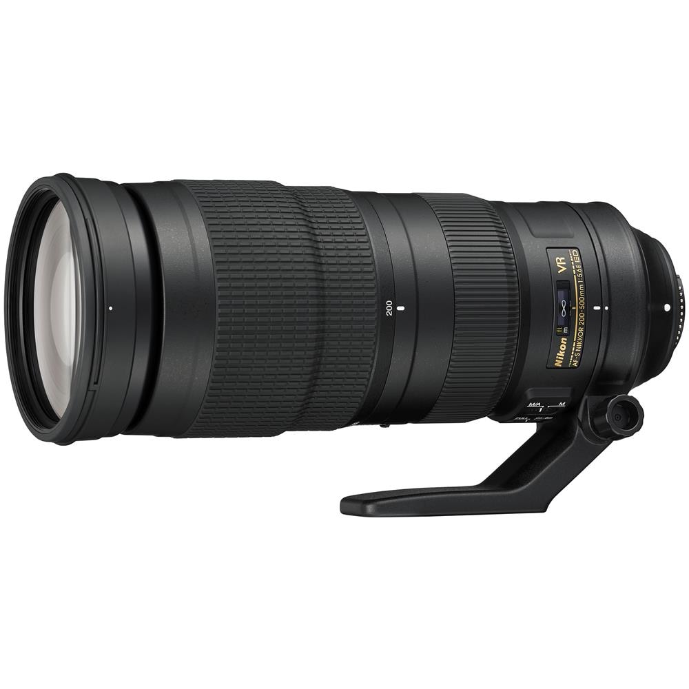 AF-S NIKKOR 200-500mm f / 5.6E ED VR, Zoom per teleobiettivo, SLR, 19/12, 200 - 500 mm, , Nero - Foto 2