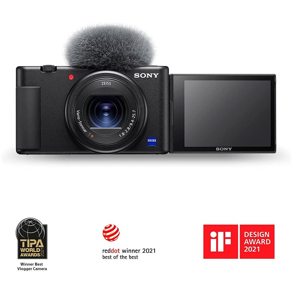 Fotocamera Digitale Vlog ZV-1 CMOS Exmor RS da 1" Schermo Orientabile LCD TFT da 3" Ottica Fissa (eq. 24-70 mm) Bluetooth Filmati 4k Zoom Ottico 2,7x Microfono  - Foto 2