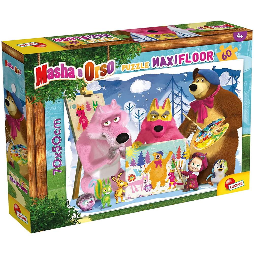 Masha E Orso: Masha Puzzle Floor 60 - Foto 1