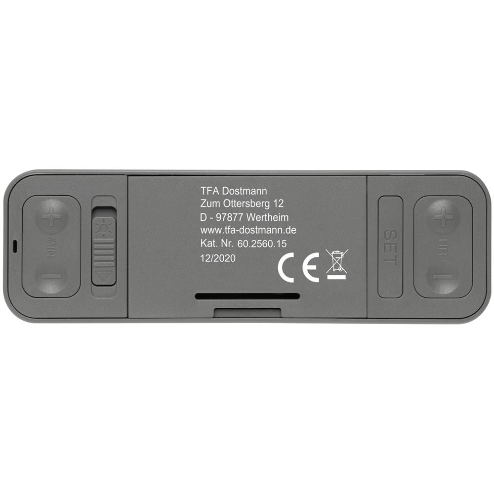 TFA 60.2560.15 TWIST grau Funkwecker - Foto 3