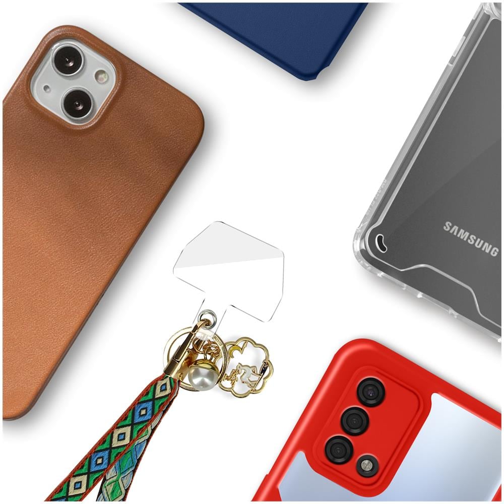 Collana Universale Per Smartphone, Nastro Di Cotone Colorato - Design Bogolan - Foto 5