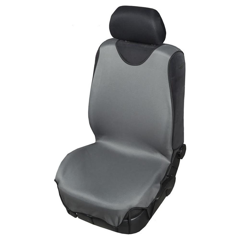 T-shirt Coprisedile Singolo Anteriore Auto Universale Grigio - Foto 1