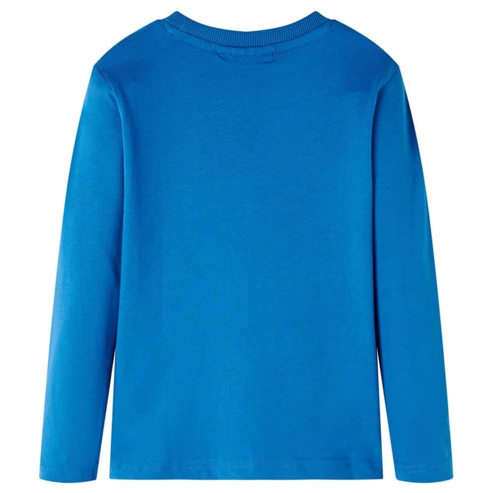 Maglietta Da Bambino A Maniche Lunghe Stampa Gorilla Petrolio 128 - Foto 2