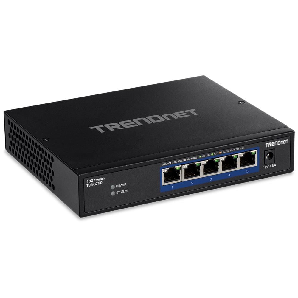 TEG-S750 switch di rete 10G Ethernet (100/1000/10000) Nero - Foto 1