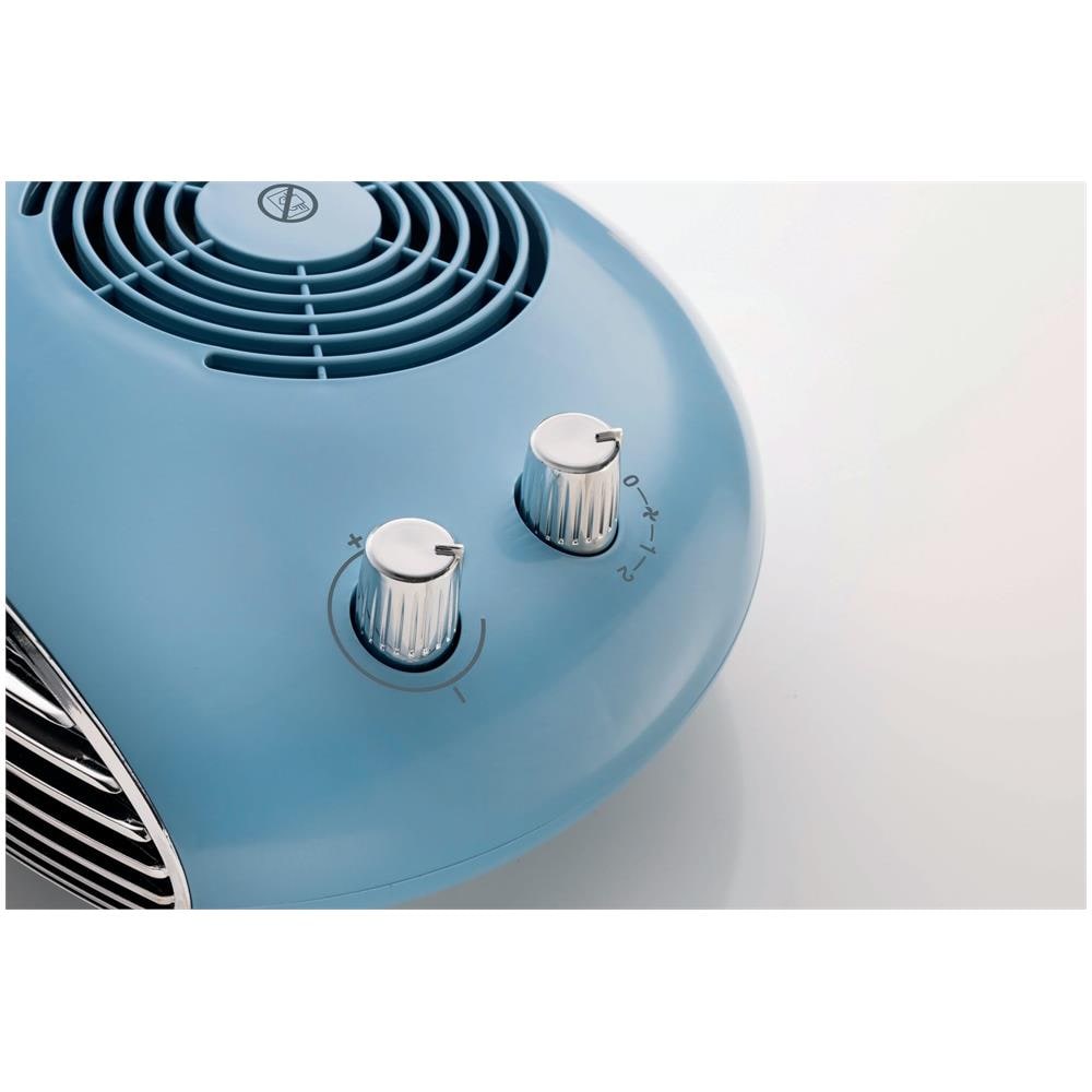 Termoventilatore da tavolo Vintage 8211, 2000 W Colore Blu Cromo - Foto 2