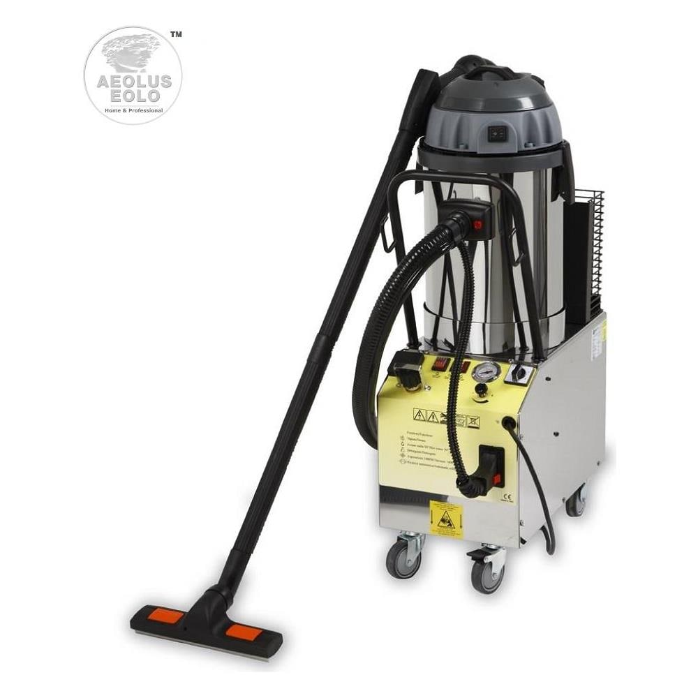 EOLO Pulitrice LP06 RA V6 Multifunzione Battericida Aspiratutto Senza Sacco Generatore Vapore Potente Pulitore Professionale Ricarica Automatica Due Serbatoi Acqua Detergente Anticalcare Filtro Lavabile - Foto 1