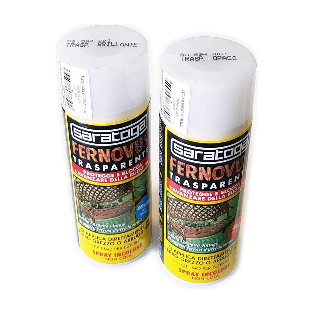 Fernovus Spray Antiruggine 400ml Trasparente Brillante Saratoga - Foto 4