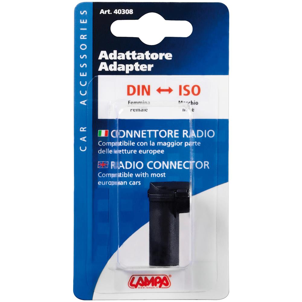 40308 Adattatore Antenna Din Femmina iso Maschio - Foto 2