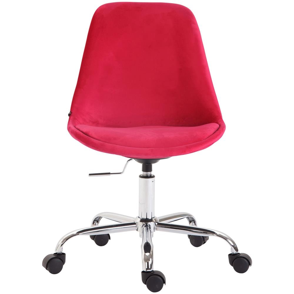 Sedia Ufficio Tulip Toulouse in Velluto I Sedia Scrivania Girevole E Regolabile I Sedia Studio in Metallo, Carico Max 136 kg Nero - Foto 3