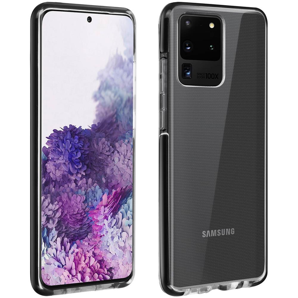 Cover Galaxy S20 Ultra Silicone Morbido Contorno Bumper Trasparente - Foto 1