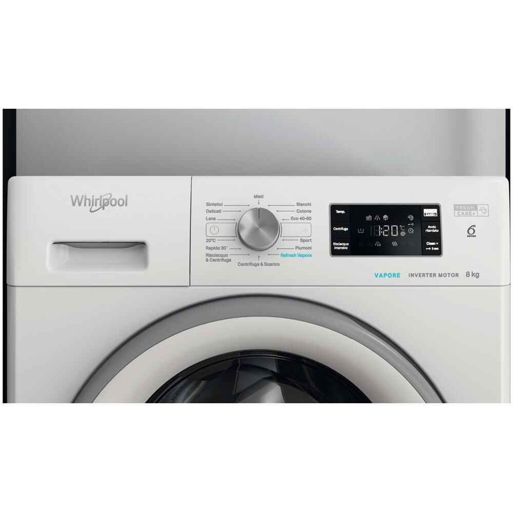 WHIRLPOOL - Lavatrice Standard FFB 8248 SV IT 6° Senso 8 Kg Classe C  Centrifuga 1200 giri - ePRICE