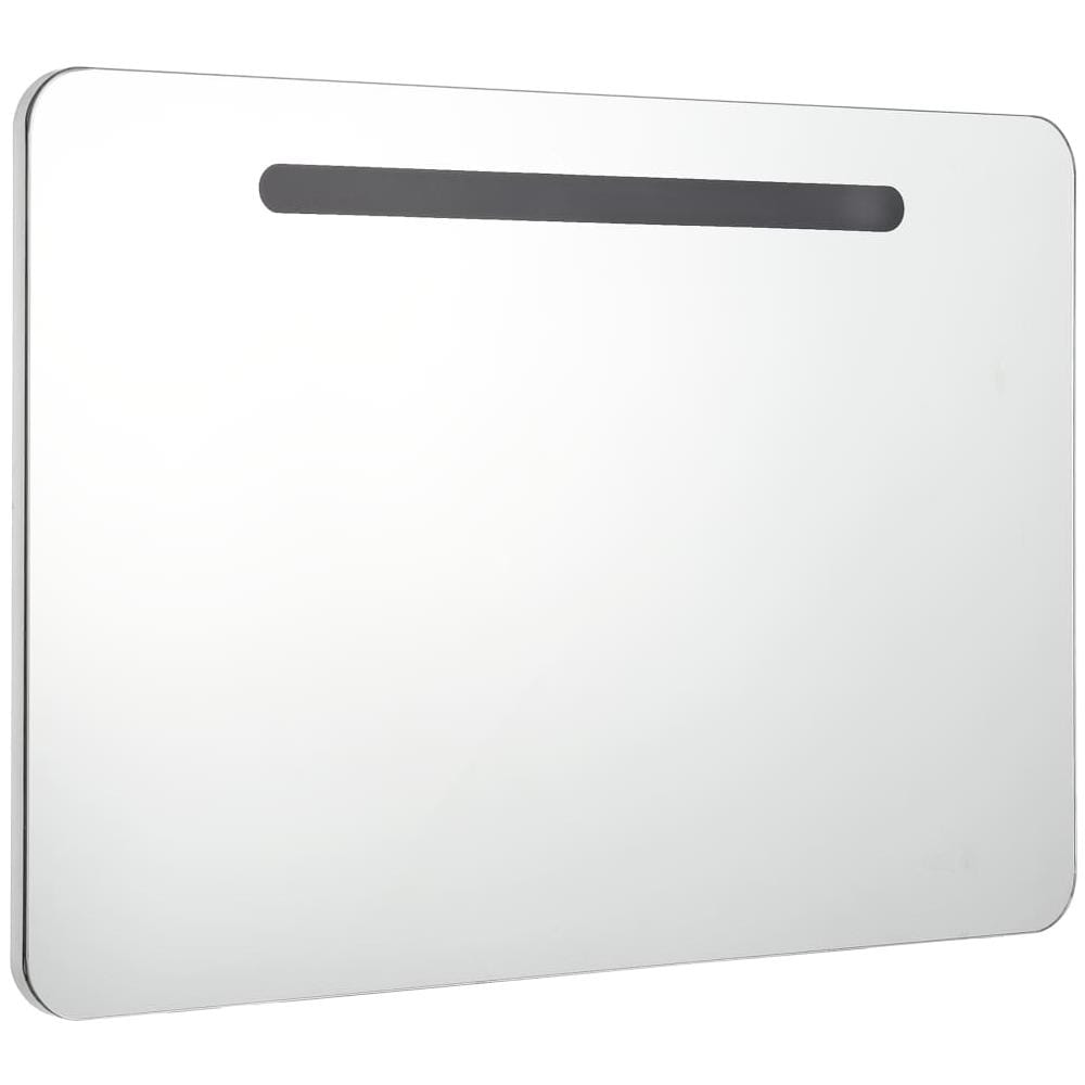 Armadietto Bagno con Specchio e LED 80x9,5x55 cm - Foto 2