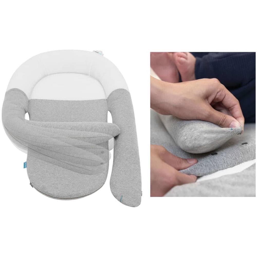 Riduttore da Culla Anticoliche 3 in 1 CloudNest Bianco Grigio - Foto 2