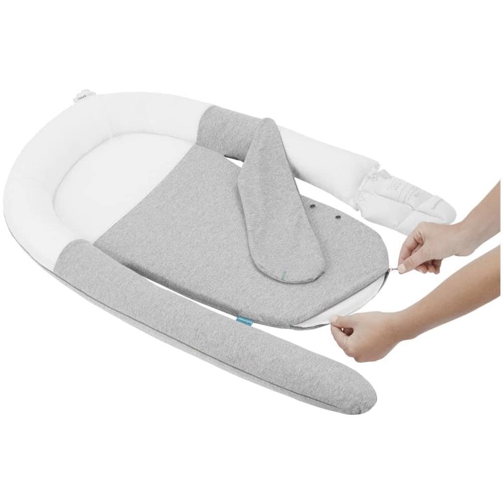Riduttore da Culla Anticoliche 3 in 1 CloudNest Bianco Grigio - Foto 3