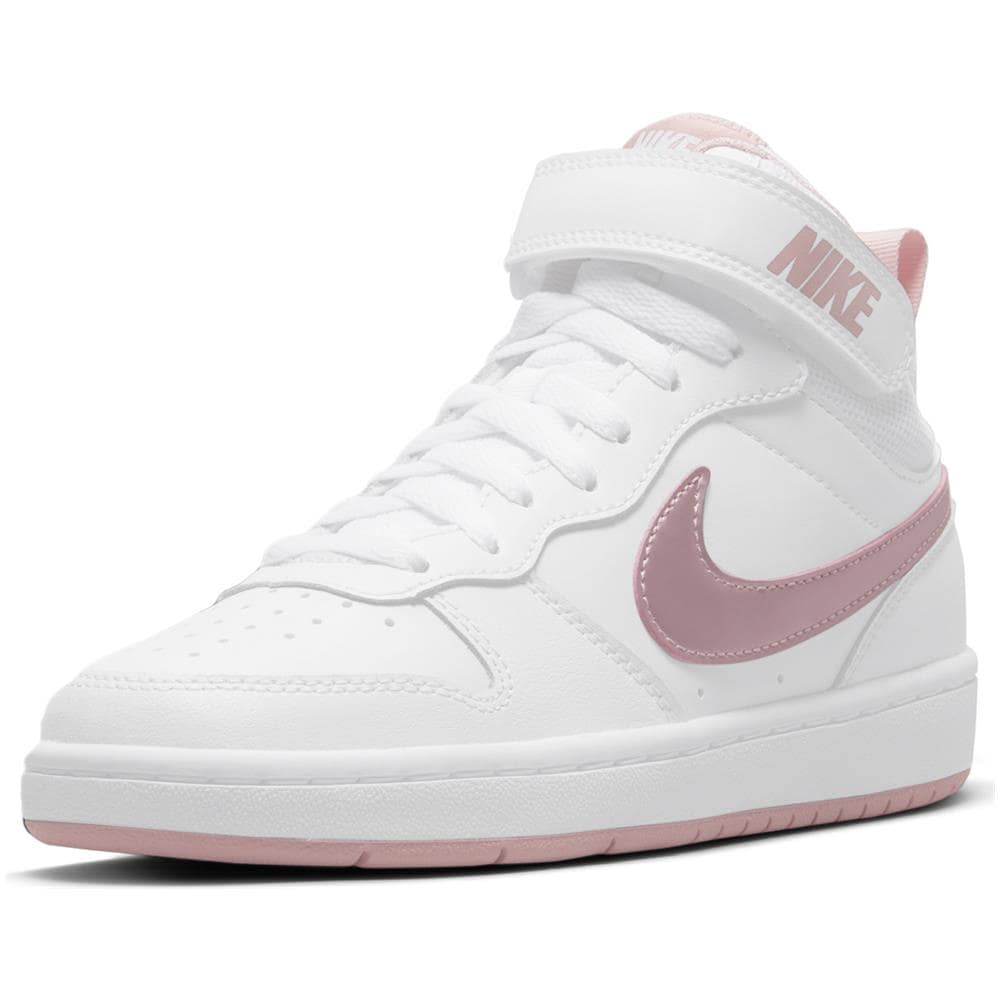 Scarpe Court Borough Mid 2 Taglia 36.5 Codice Cd7782-105 Bianco - Foto 6