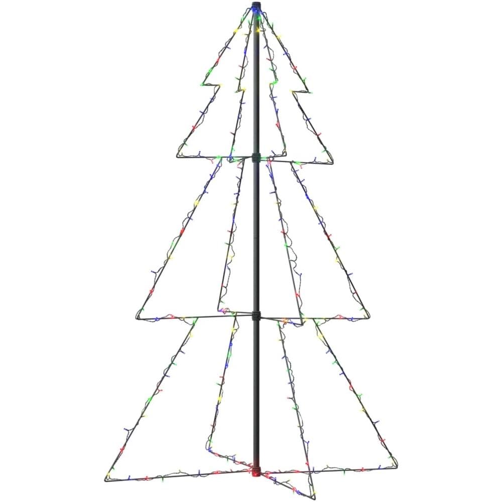 Albero di Natale a Cono 200 LED per Interni Esterni 98x150 cm - Foto 2