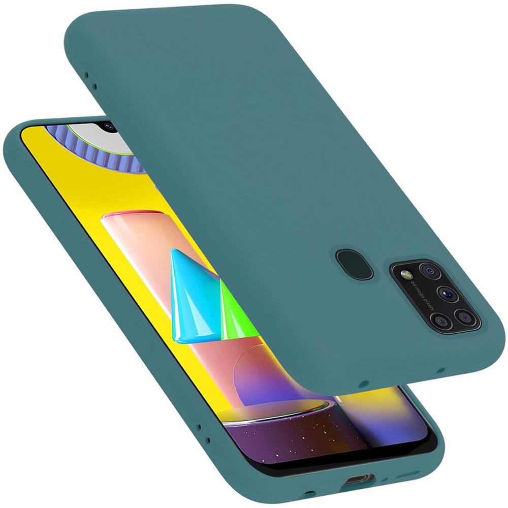 Custodia Compatibile Con Samsung Galaxy M31 In Liquid Verde - Coperchio Protettivo In Silicone Tpu Flessibile - Foto 1