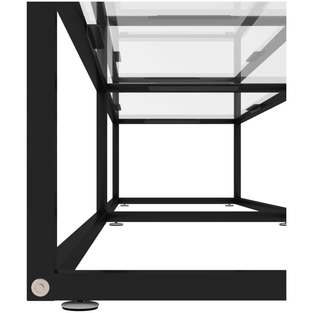 Mobile Porta TV Trasparente 200x40x40,5 cm in Vetro Temperato - Foto 2